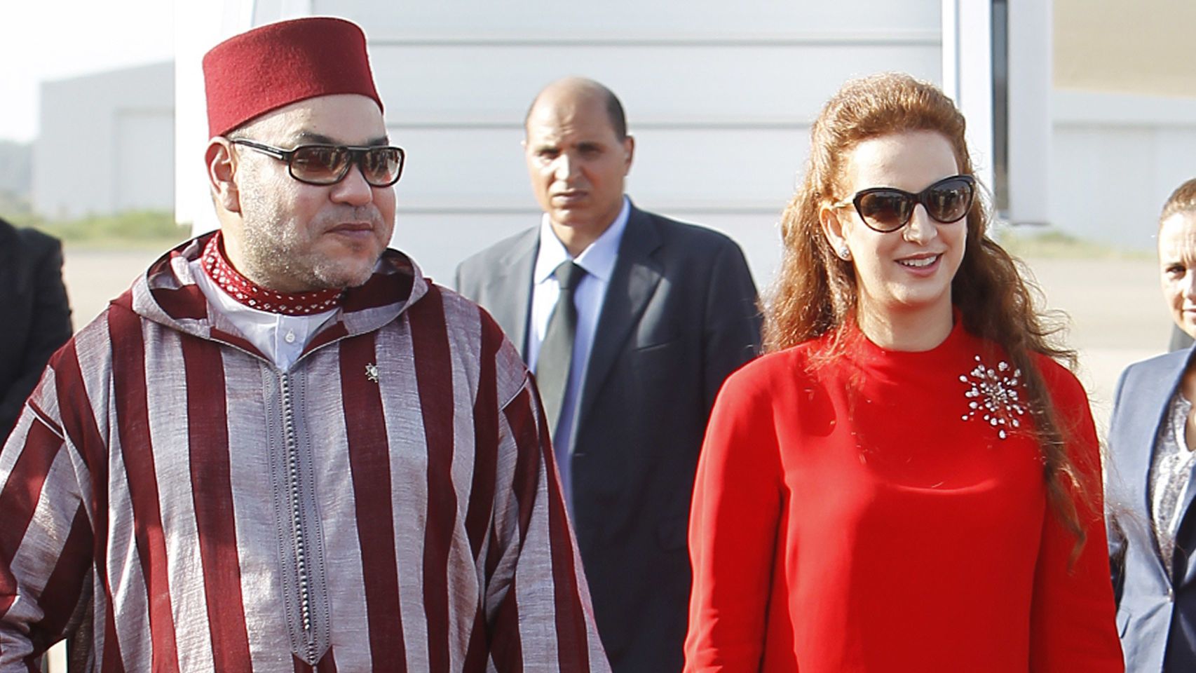 El rey Mohamed VI y Lalla Salma.