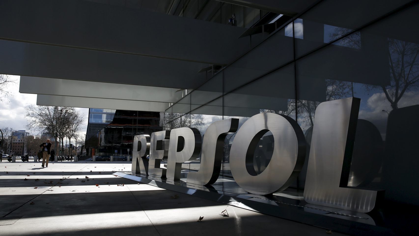El logo de Repsol.