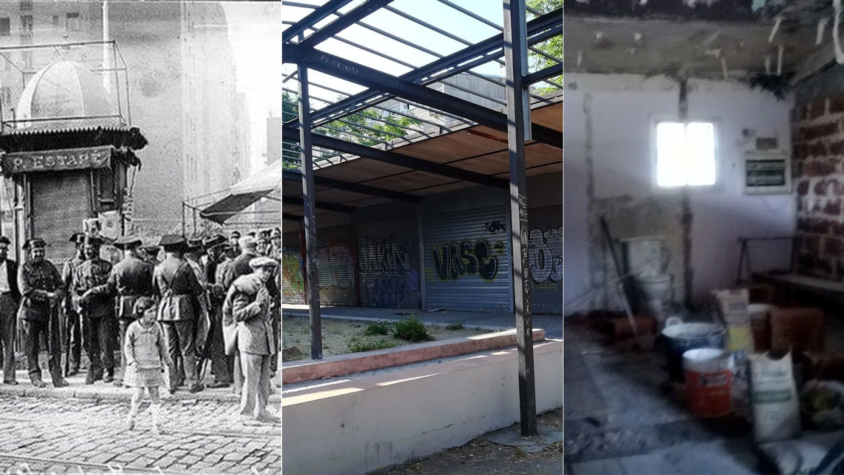El mercado del poblado dirigido de Fuencarral y sus obras para convertirlo en zulos.