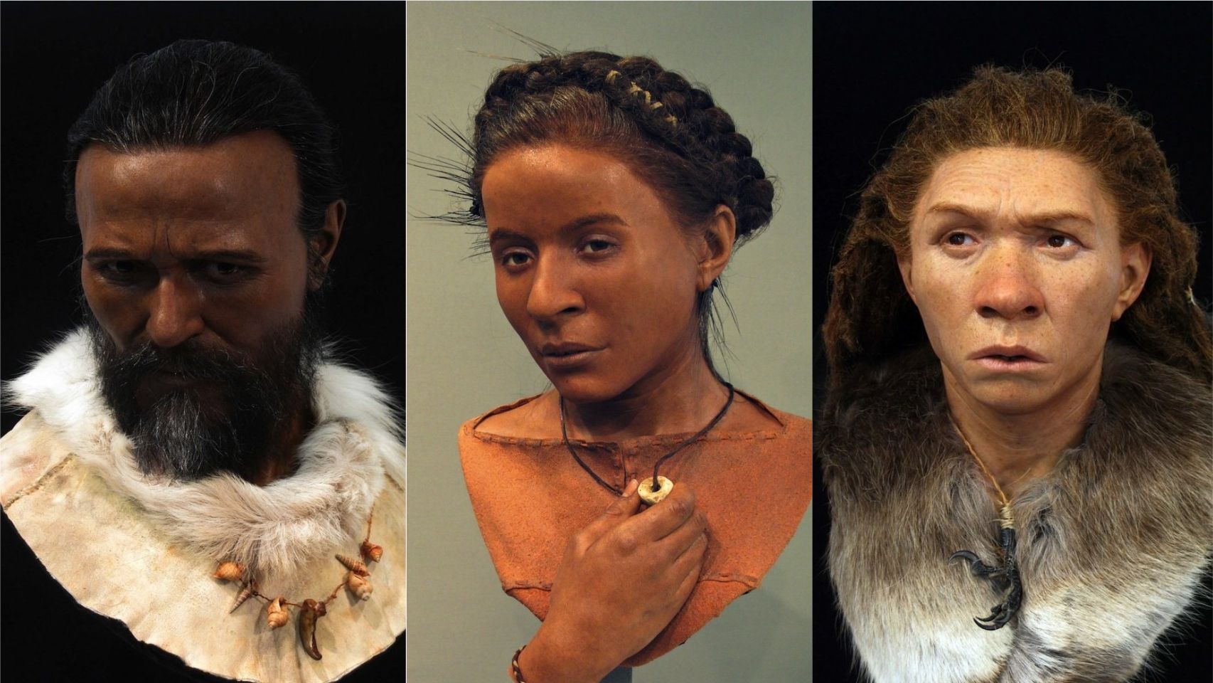Hombre cromañón, mujer neolítica y mujer neardental