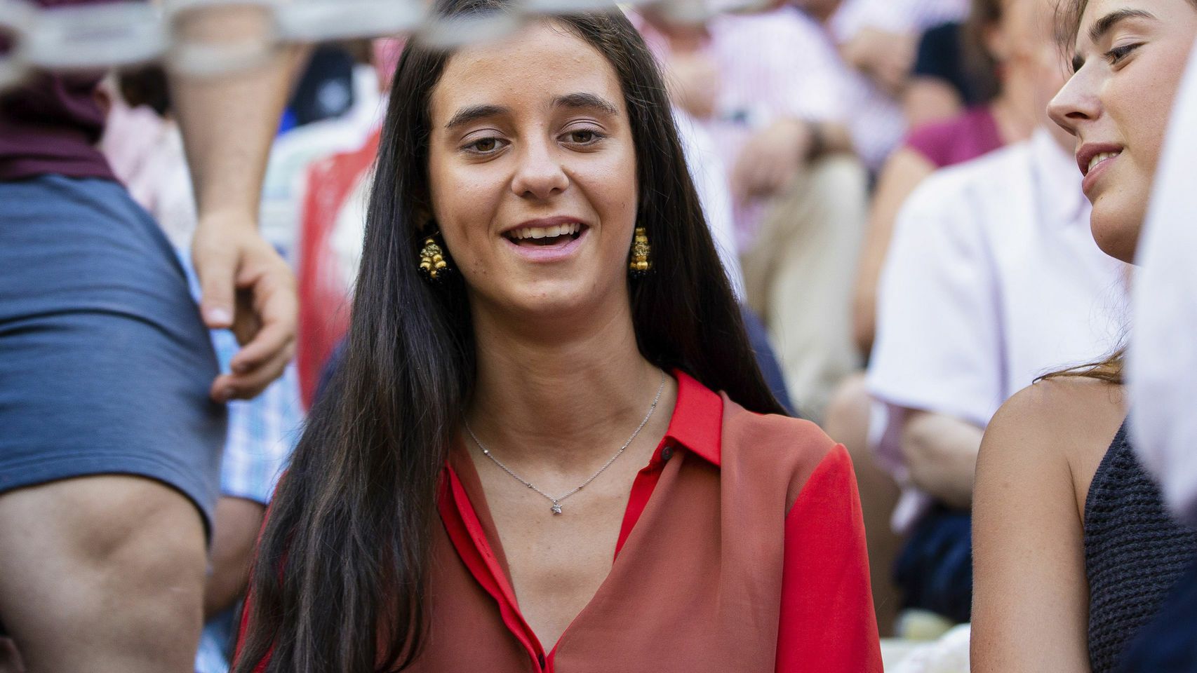 Victoria Federica de Marichalar en una jornada taurina.