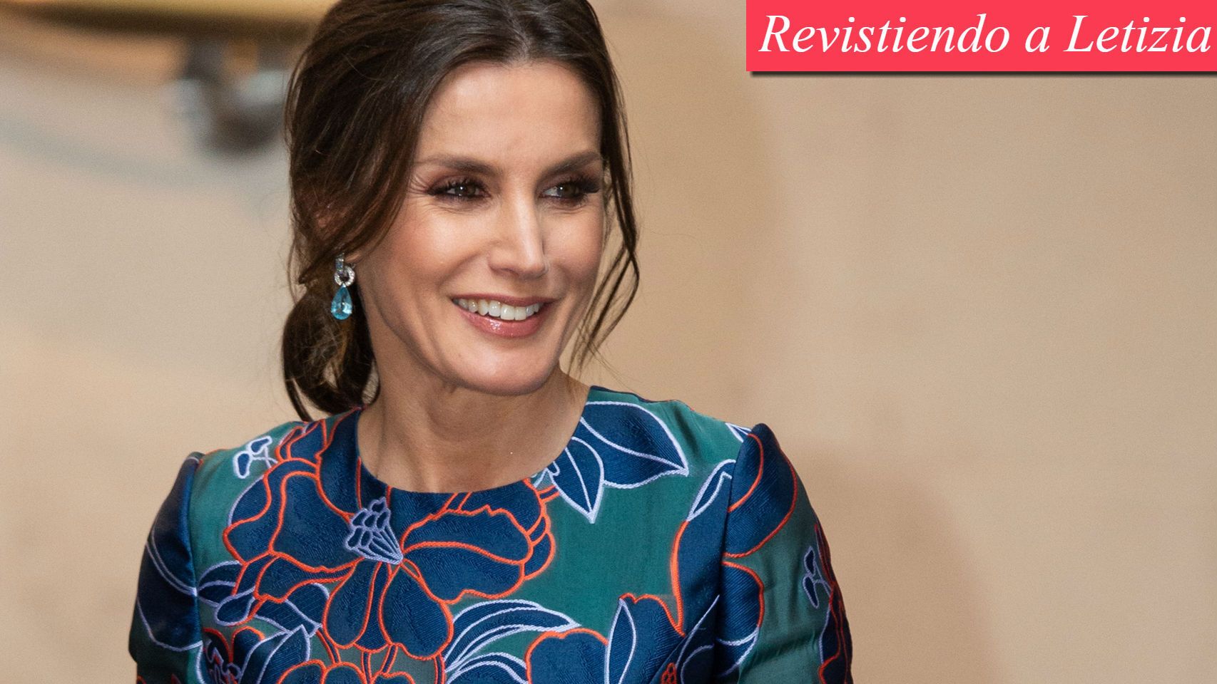 La reina Letizia en la National Gallery de Londres.