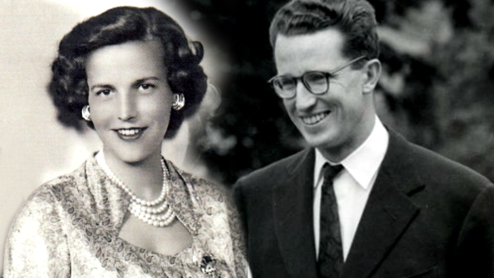 La princesa Lilian y su hijastro, el rey Balduino de Bélgica.