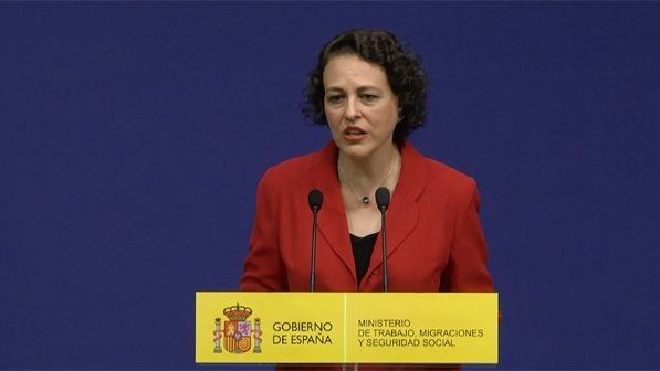 Magdalena Valerio, Ministra de Trabajo, Migraciones y Seguridad Social.