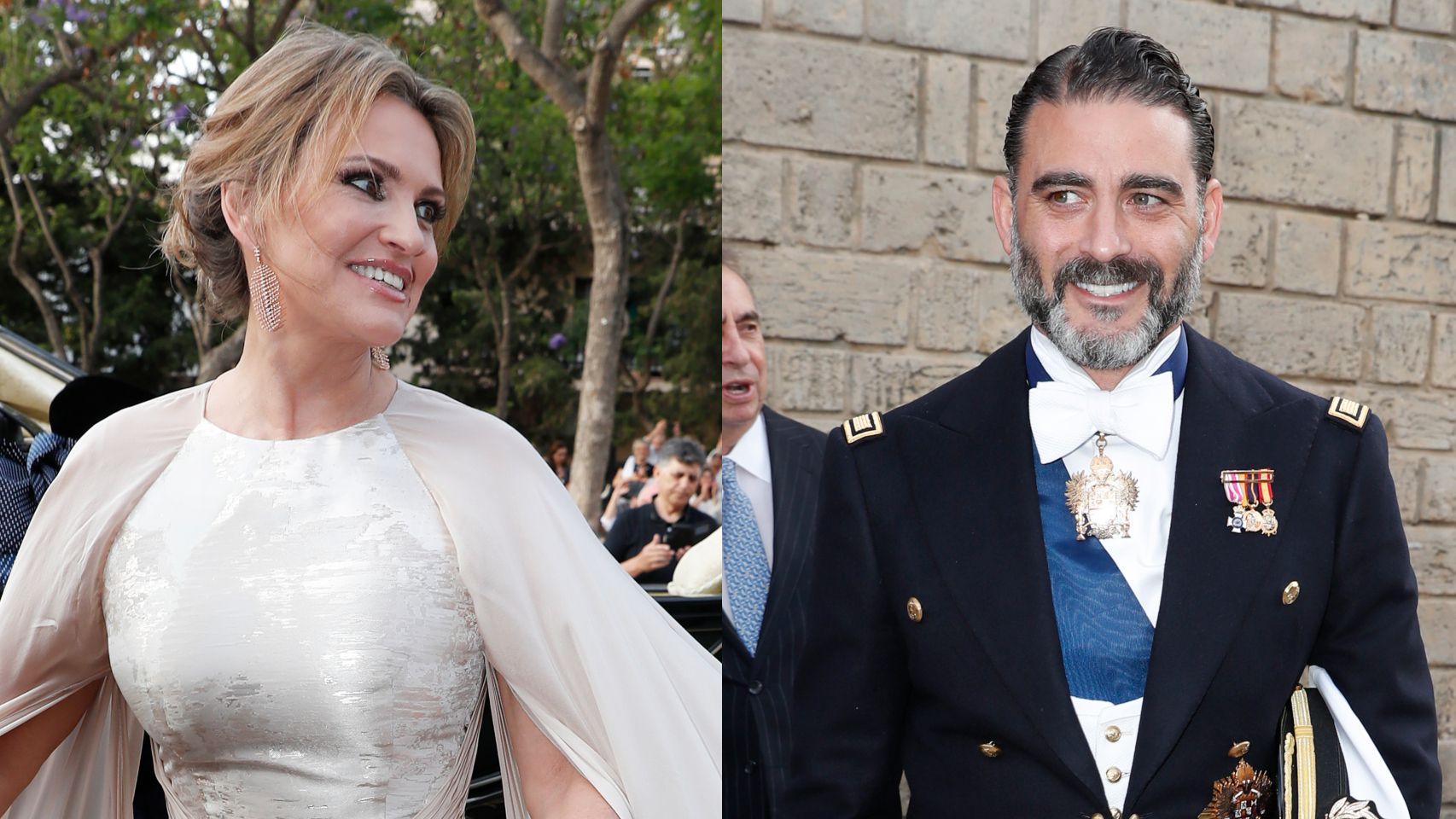 Ainhoa Arteta y Matías Urrea, el día de su boda.