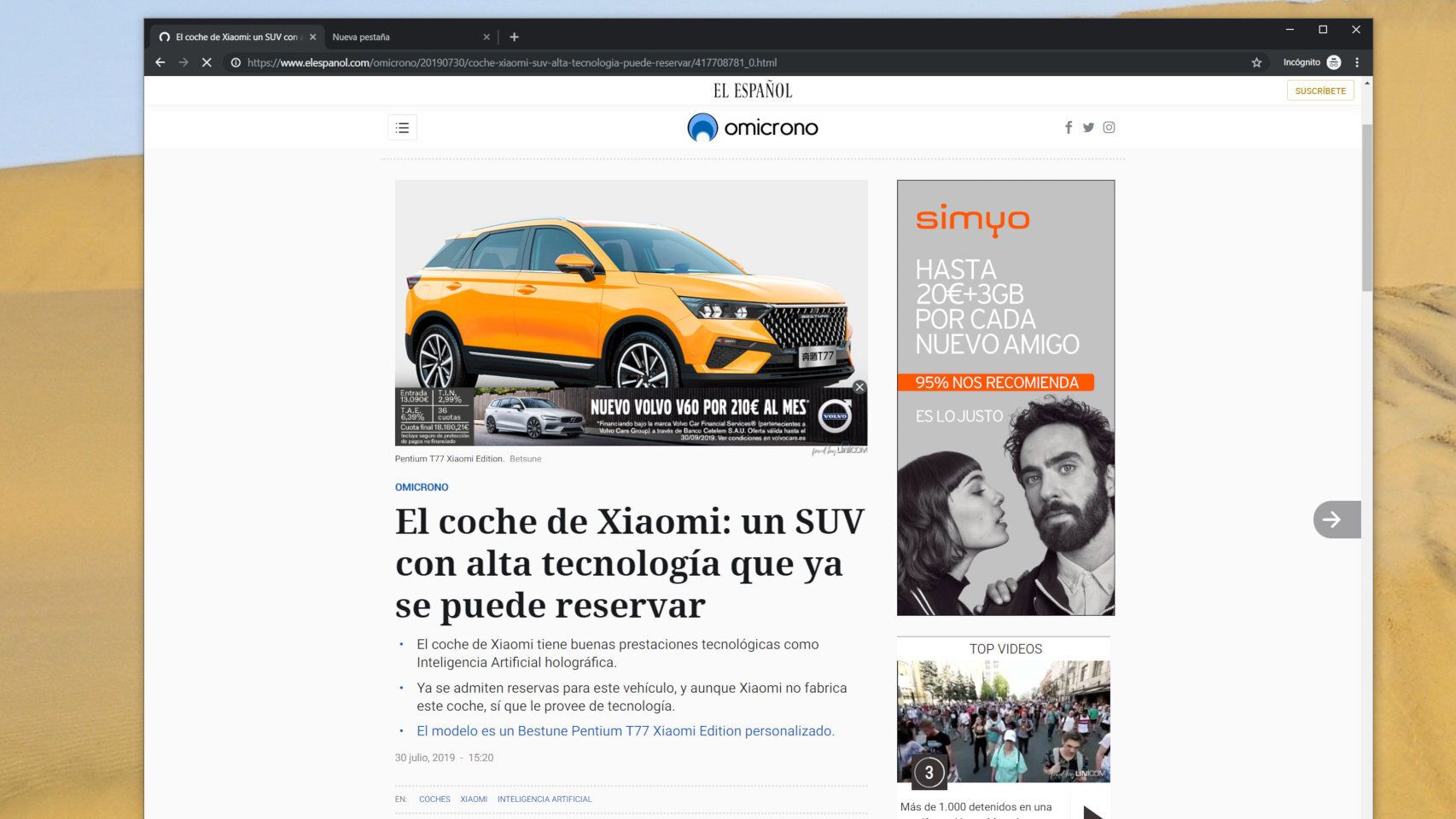 Chrome en Windows