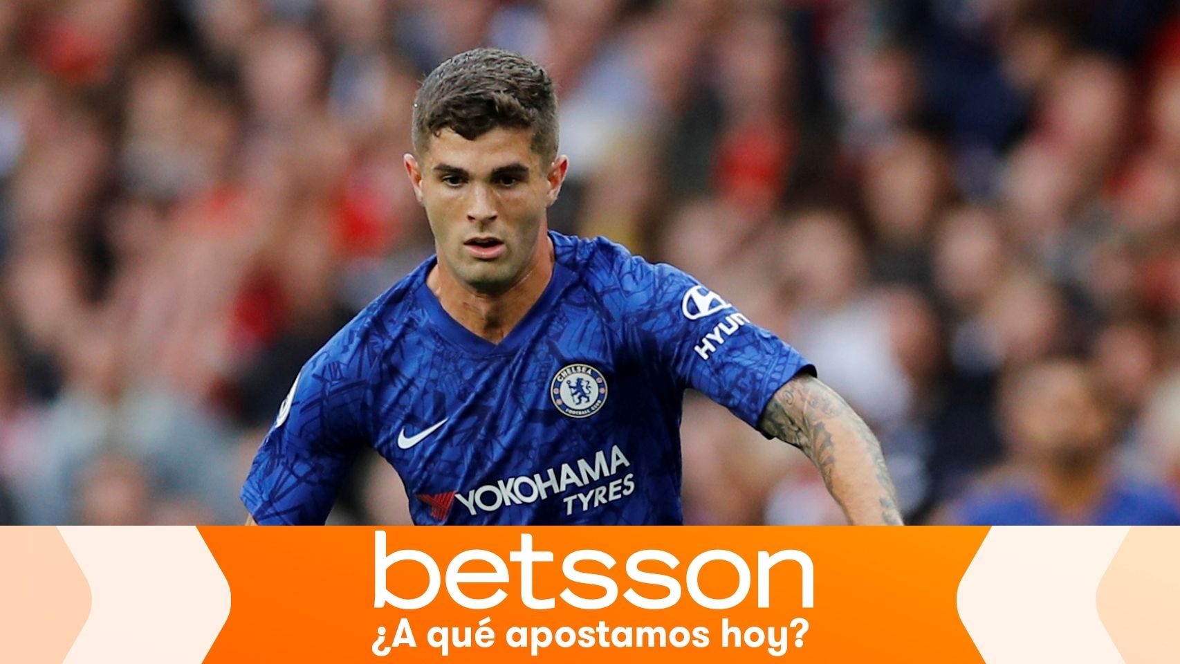 Pulisic, en un partido del Chelsea