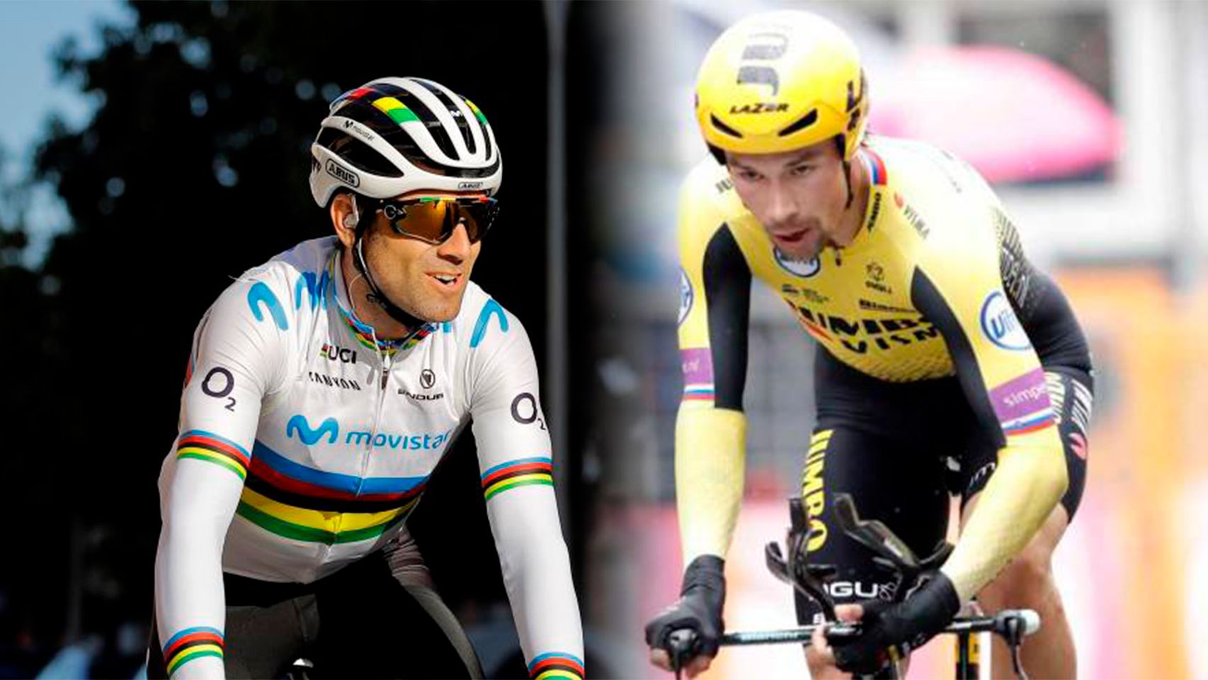 Valverde y Roglic