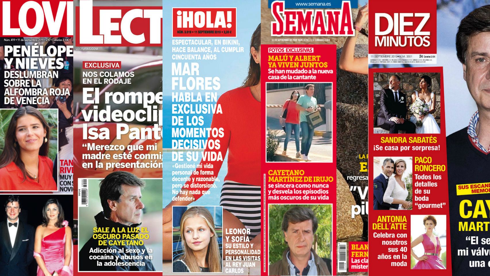 Las portadas de este miércoles.