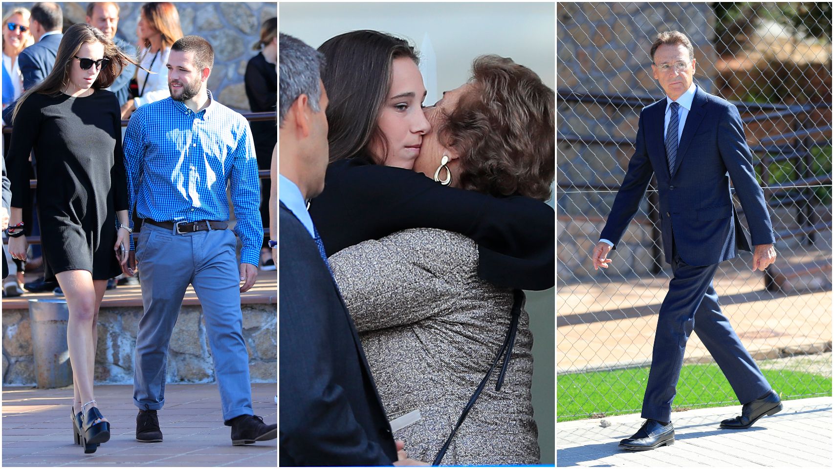 Olivia y David Fresneda, hijos de Blanca y Matías Prats, íntimo amigo de la deportista.
