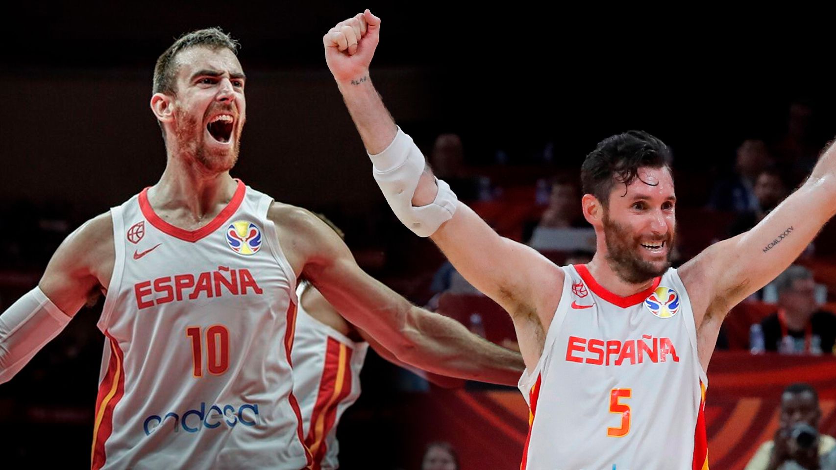 Víctor Claver y Rudy Fernández