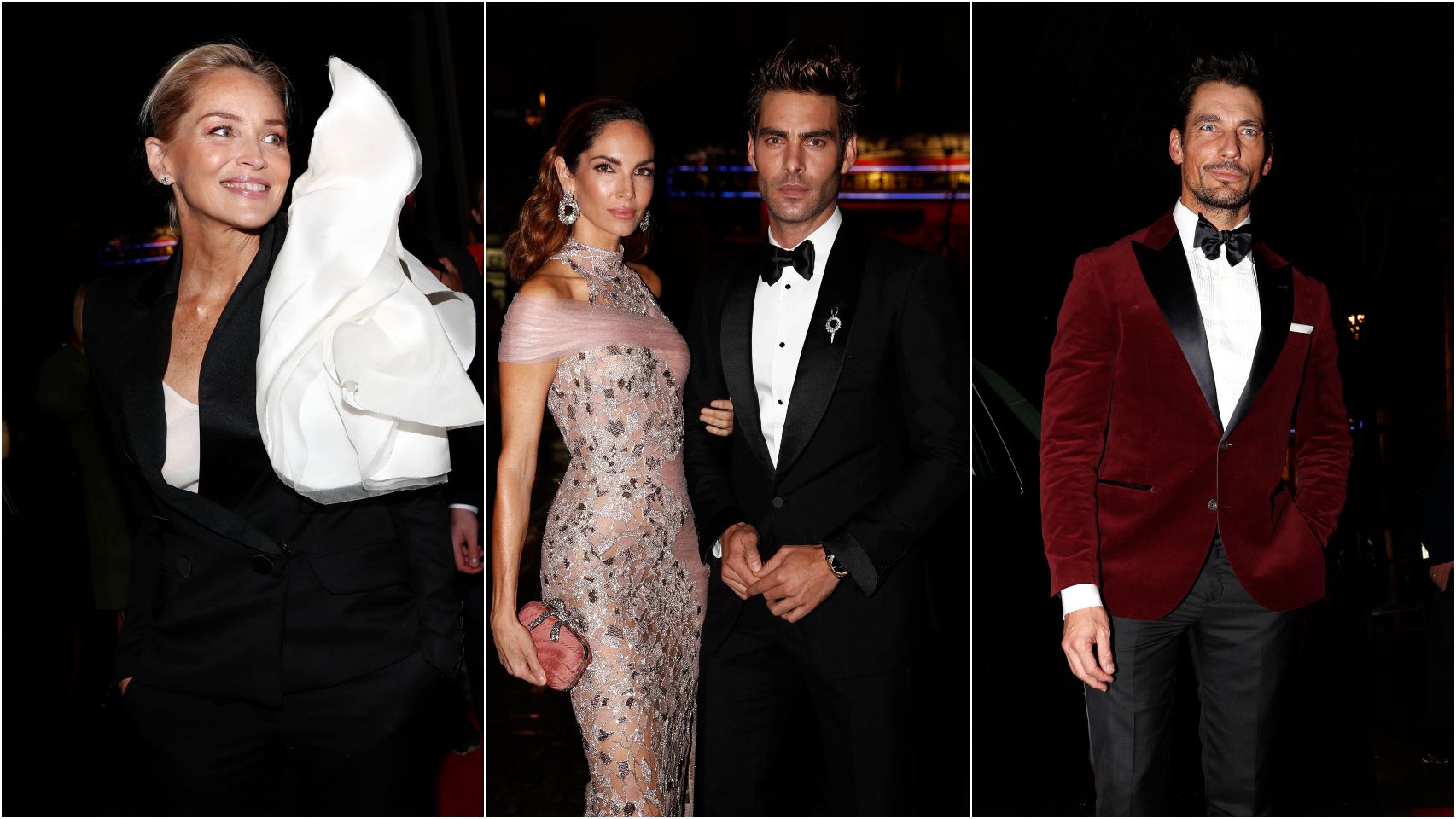 Sharon Stone, Eugenia Silva, Jon Kortajarena y David Gandy.