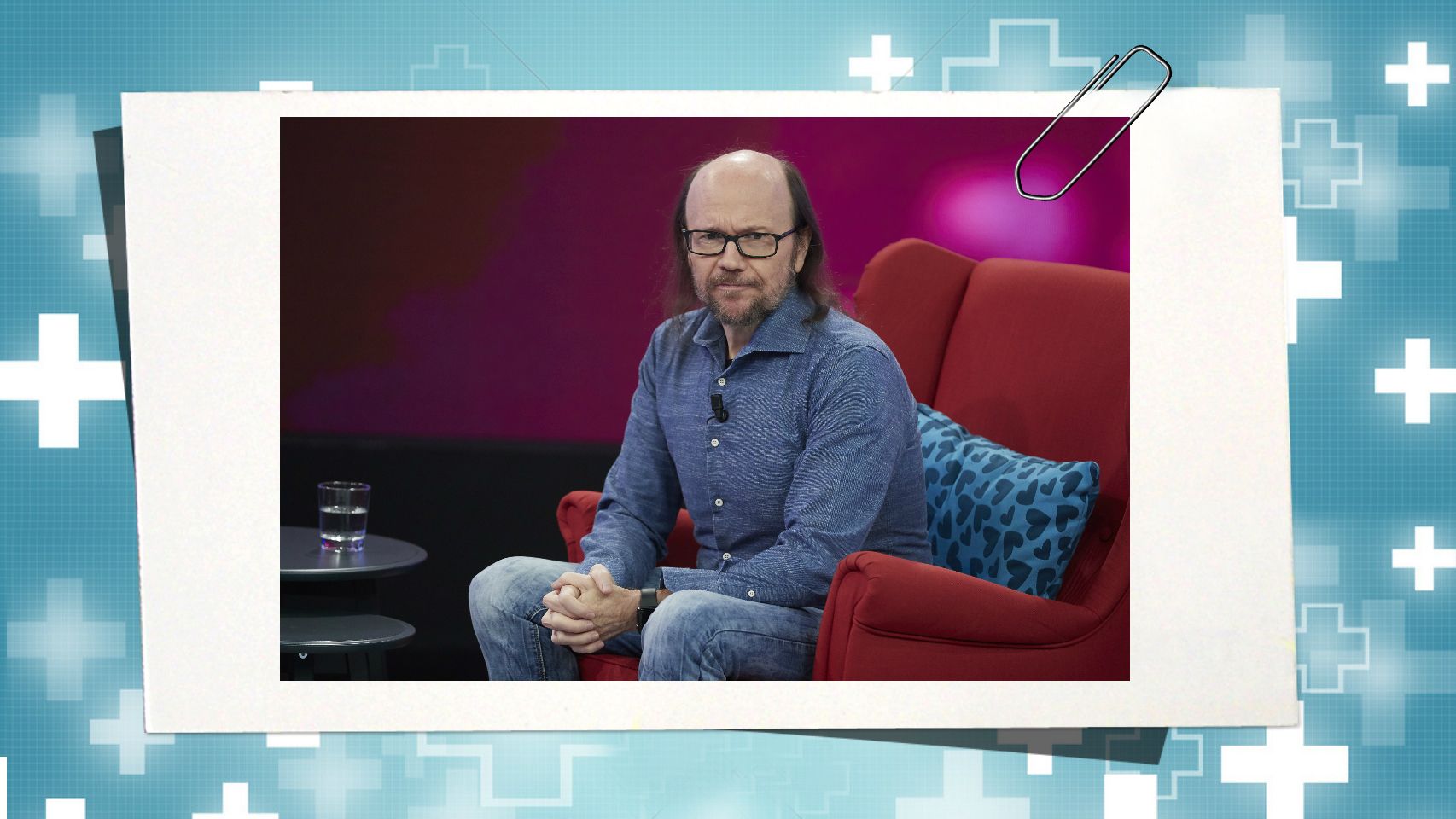 Montaje de JALEOS con Santiago Segura.