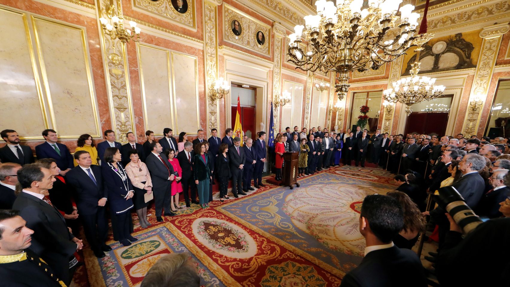 El Congreso, el día del 41º aniversario de la Constitución.