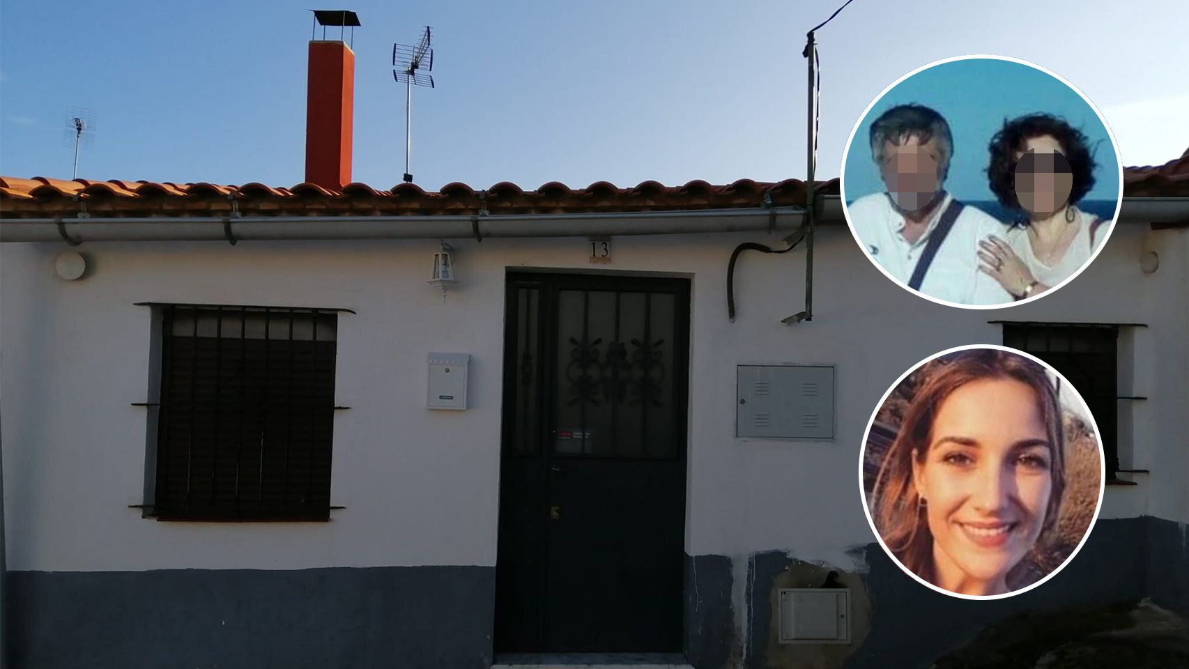 La casa en la que se instaló la víctima el año pasado a su llegada al pueblo onubense.