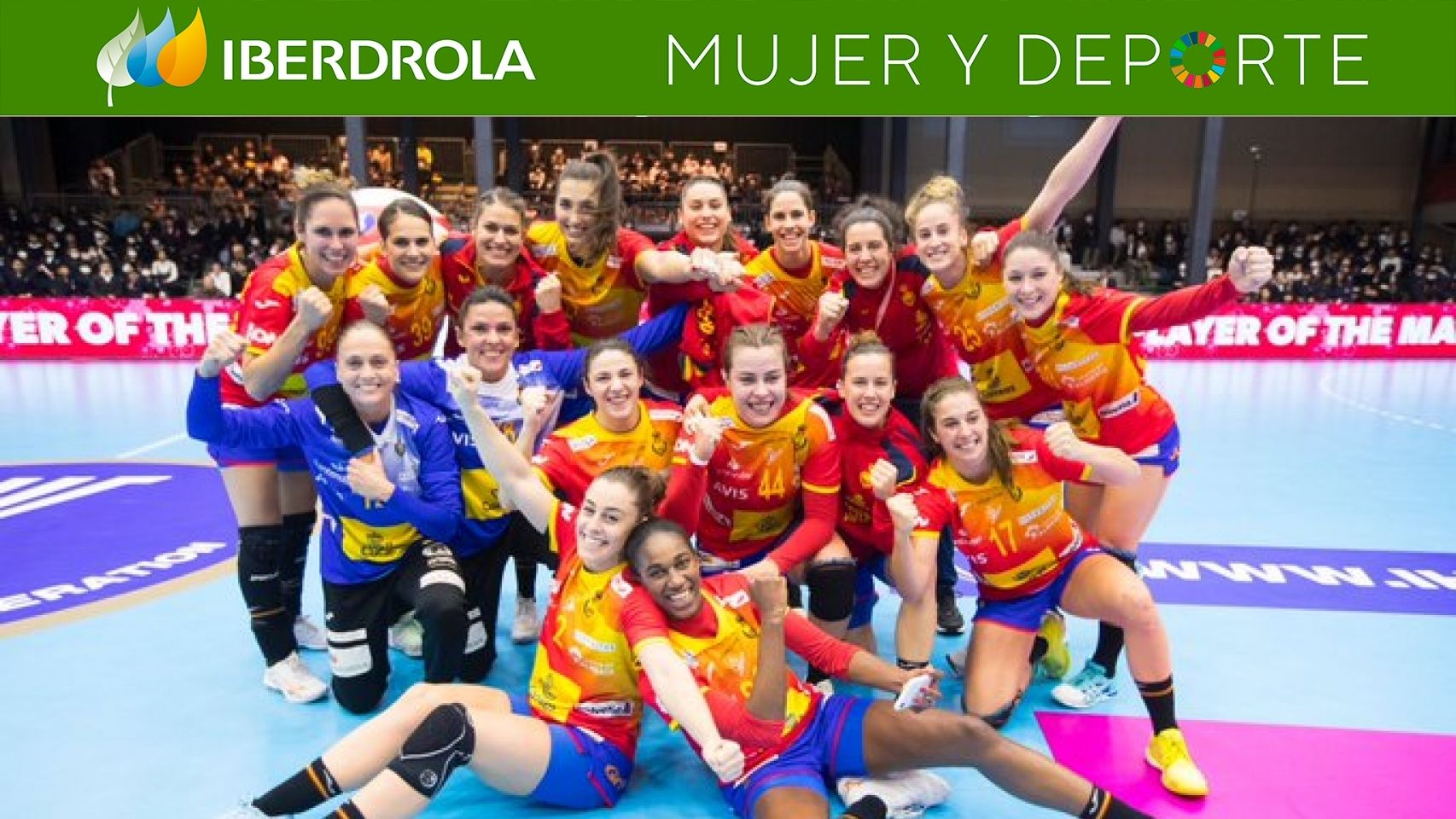 Las Guerreras celebran un triunfo durante el Mundial