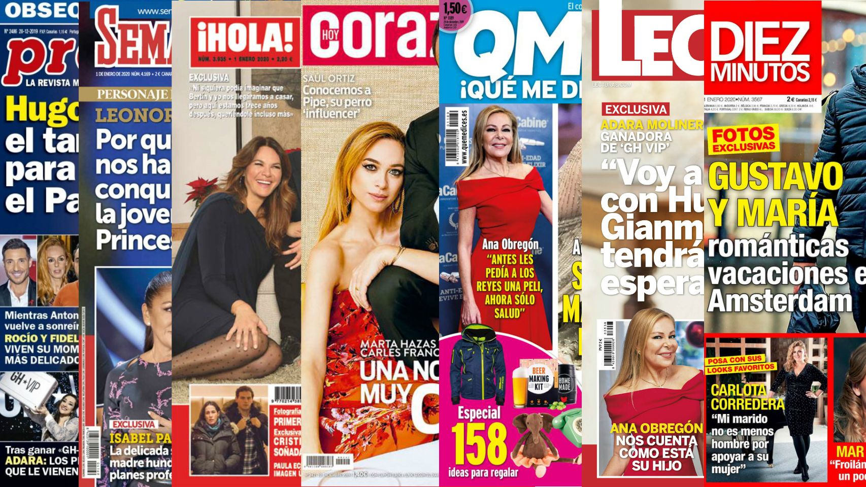 Las portadas de las revistas de este lunes.
