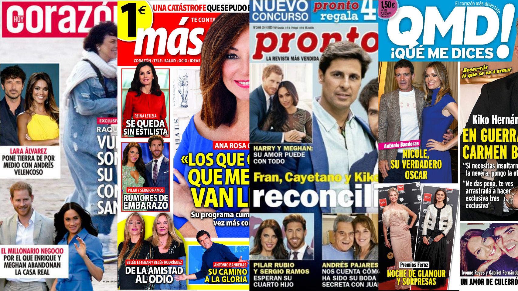 Las portadas de este lunes.