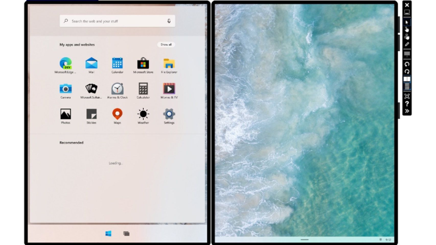 Windows 10X, la versión para doble pantalla
