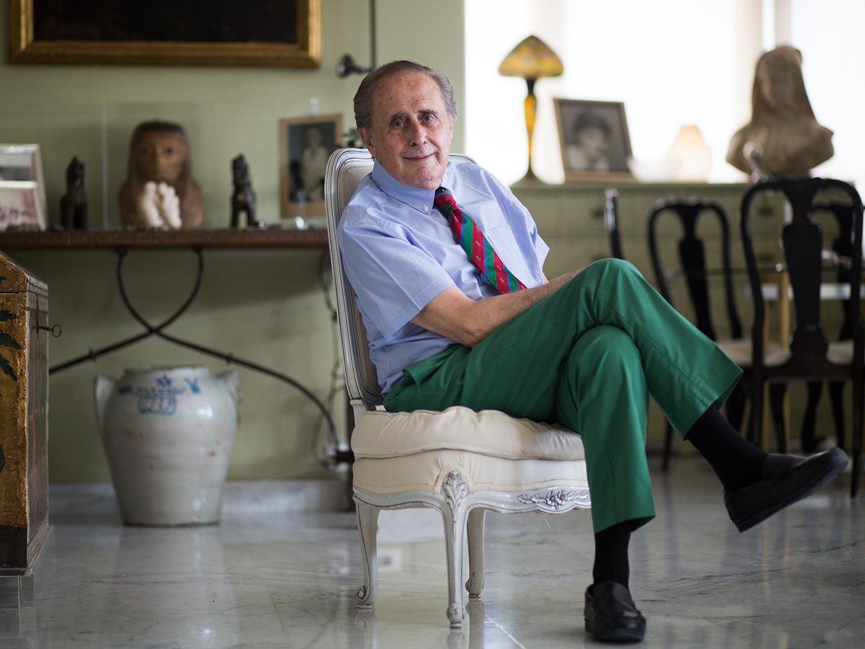 Jaime Peñafiel paseaba por Zarzuela como si fuera su casa.