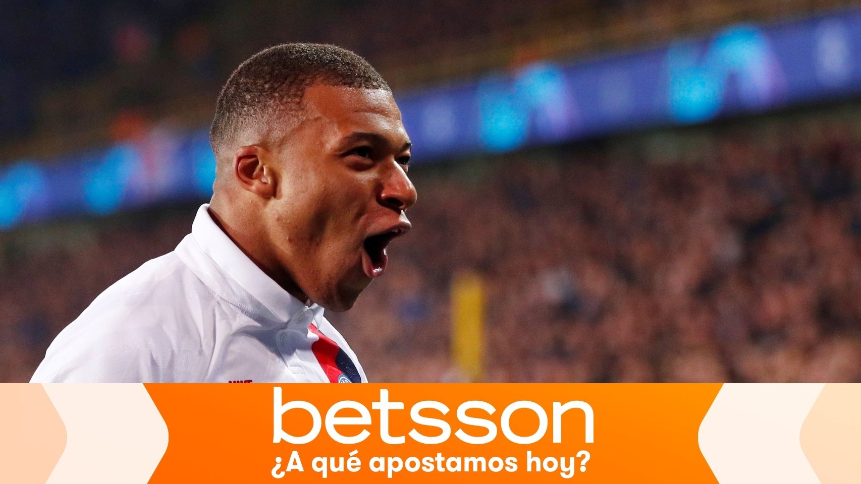 Kylian Mbappé, en un partido del PSG