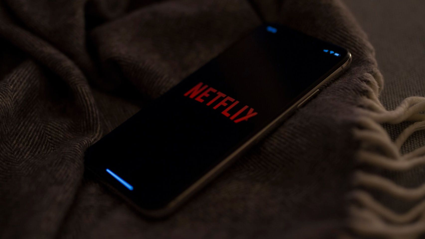 Netflix en un móvil.