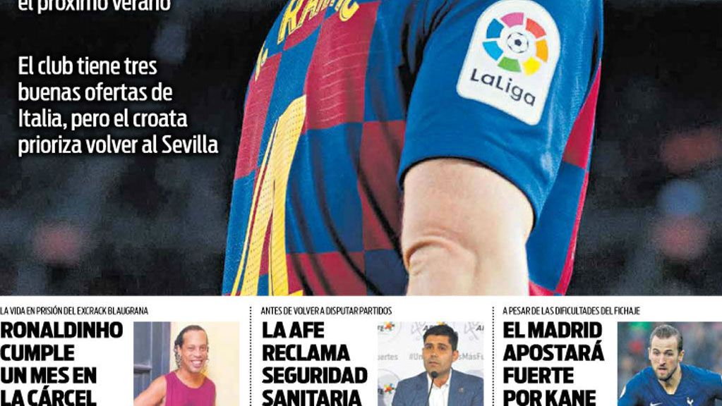 La portada del diario SPORT (06/04/2020)