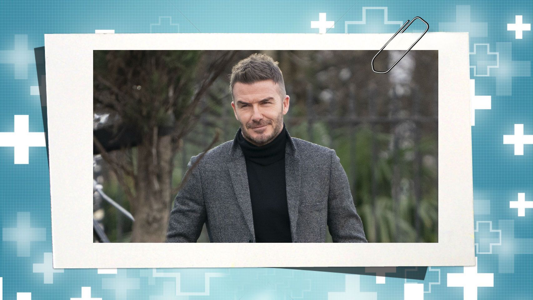 David Beckham en montaje de JALEOS.