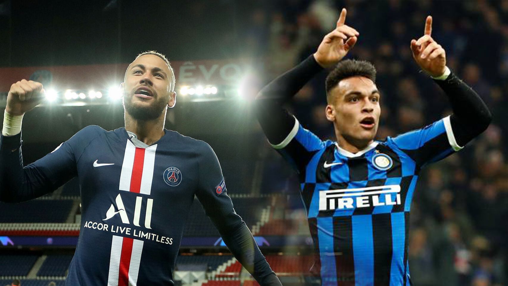 Neymar y Lautaro