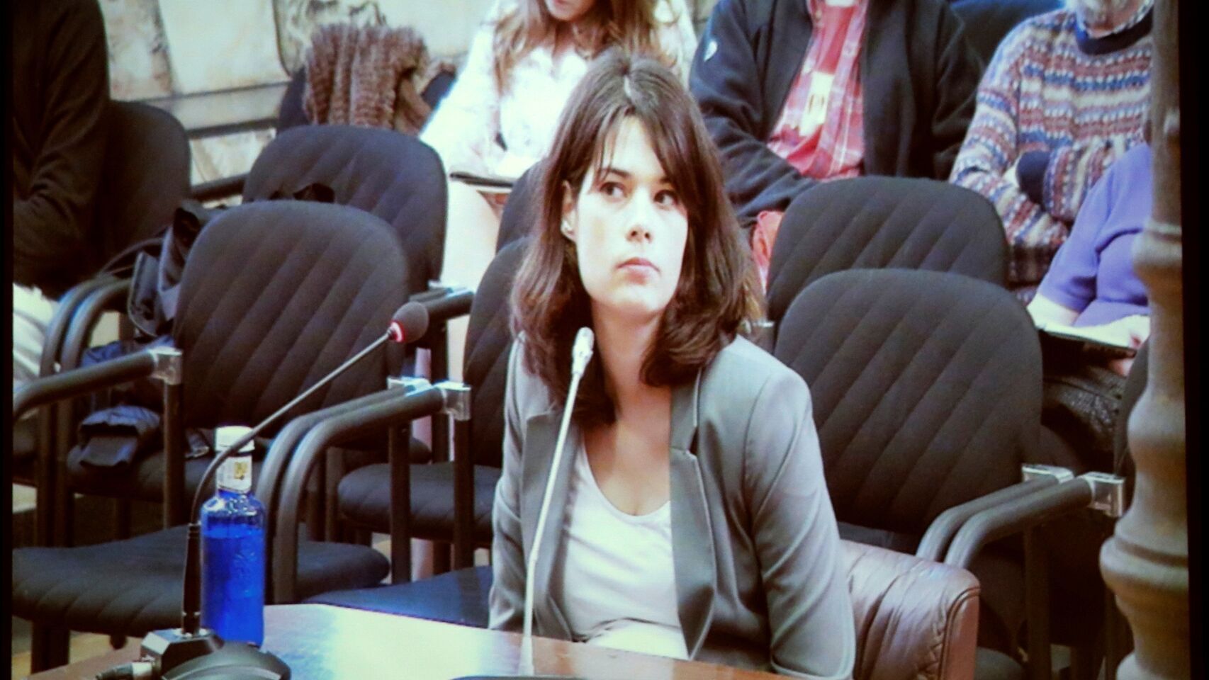 Isabel Serra, durante el juicio en el Tribunal Superior de Madrid./