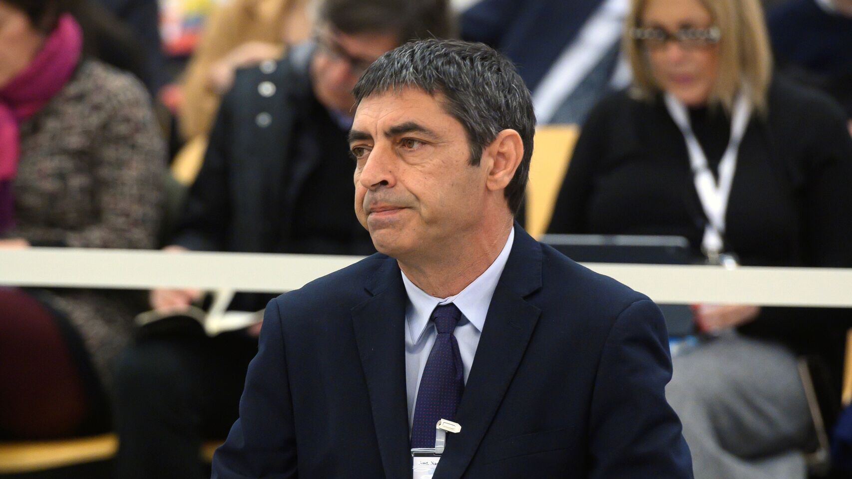 Josep Lluis Trapero, el 20 de enero pasado al comienzo del juicio./