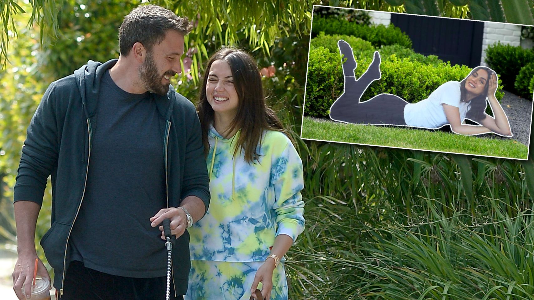 Ben Affleck y Ana de Armas junto a la ingeniosa idea de los hijos del actor vista en redes.