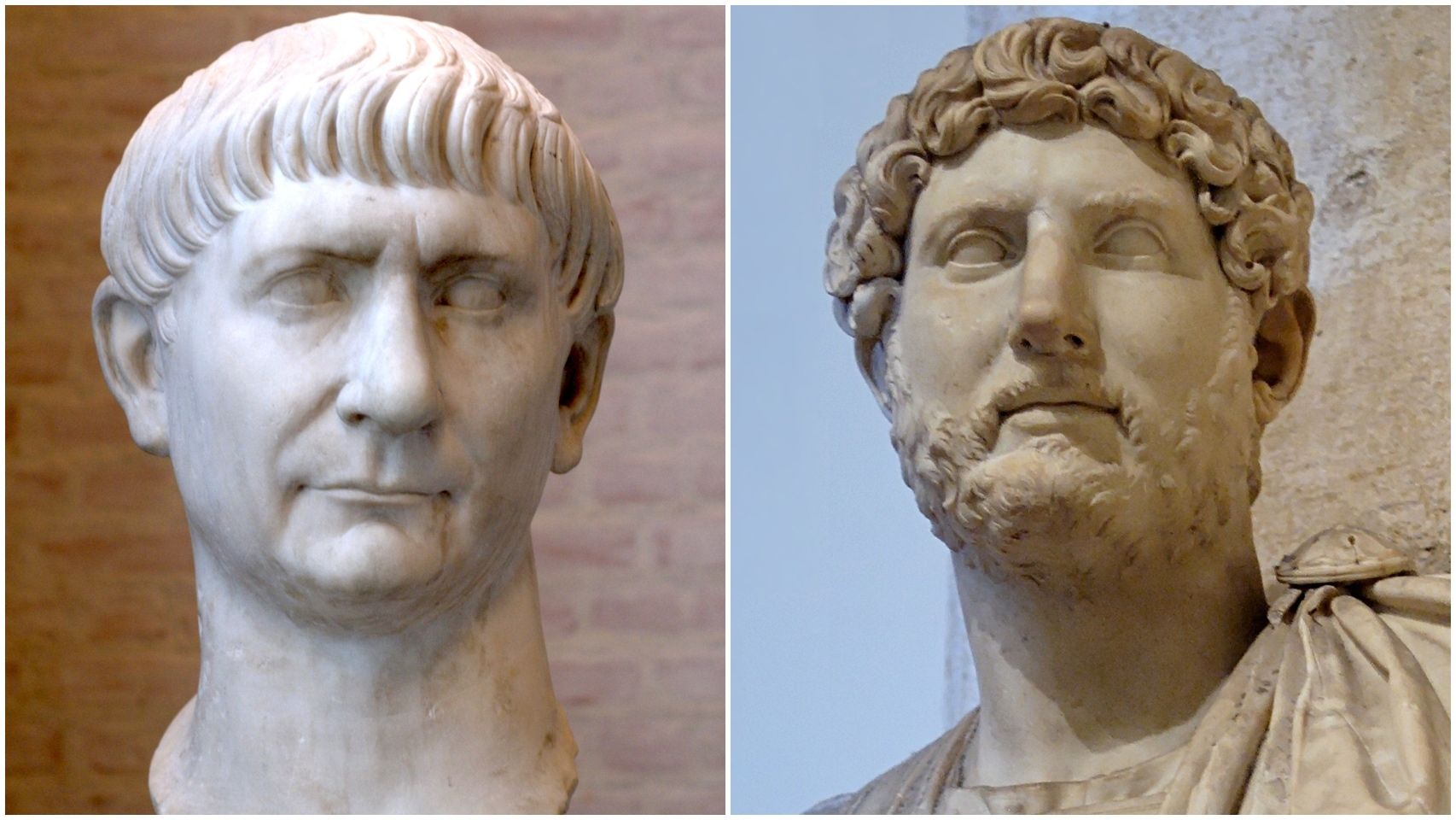 Trajano y Adriano.