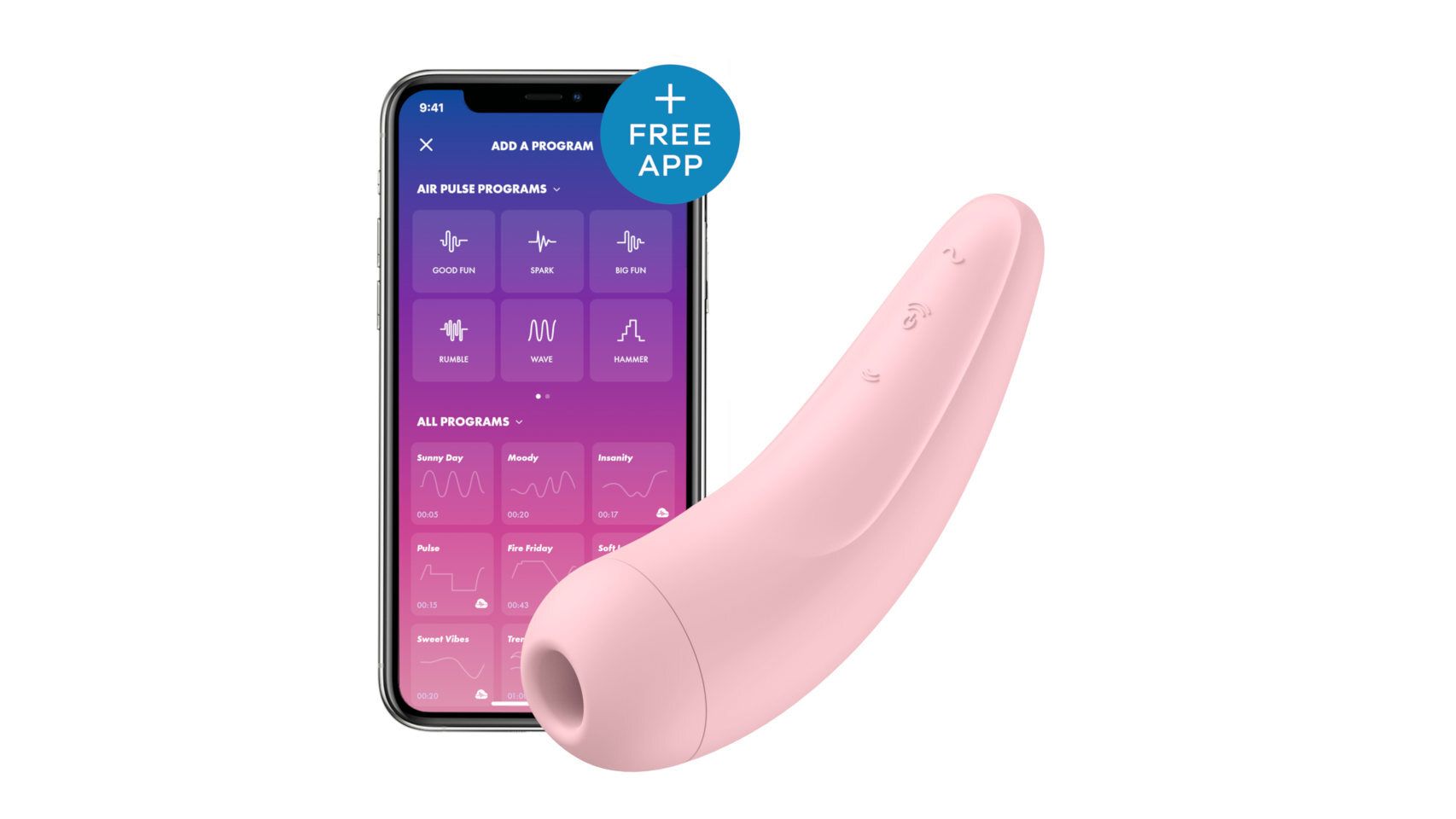La app Satisfyer Connect con el nuevo Satisfyer Curvy 2+