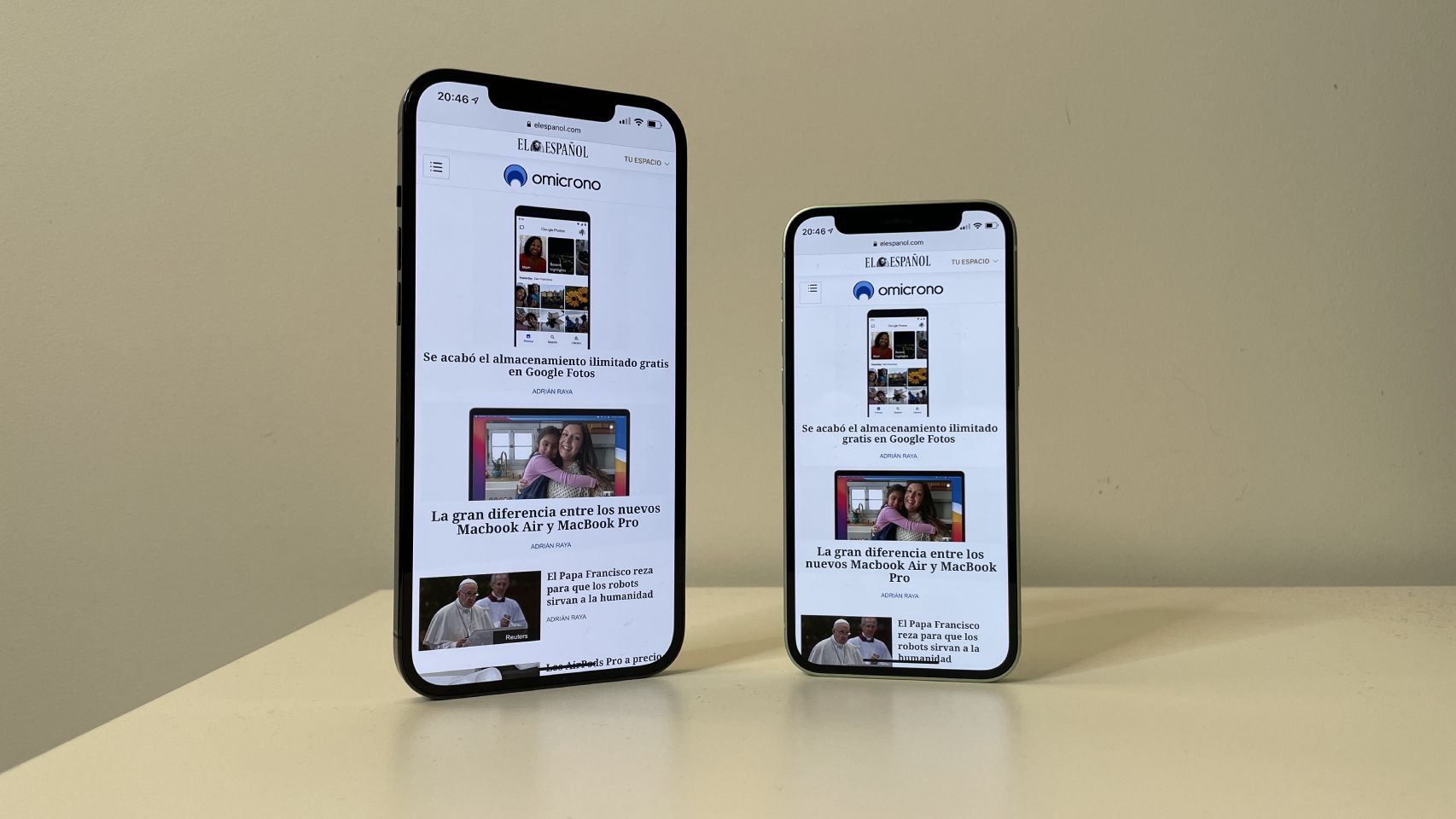 iPhone 12 mini y iPhone 12 Pro Max