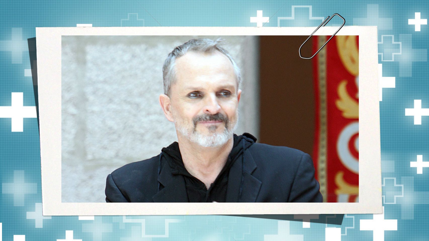 Miguel Bosé en montaje de JALEOS.