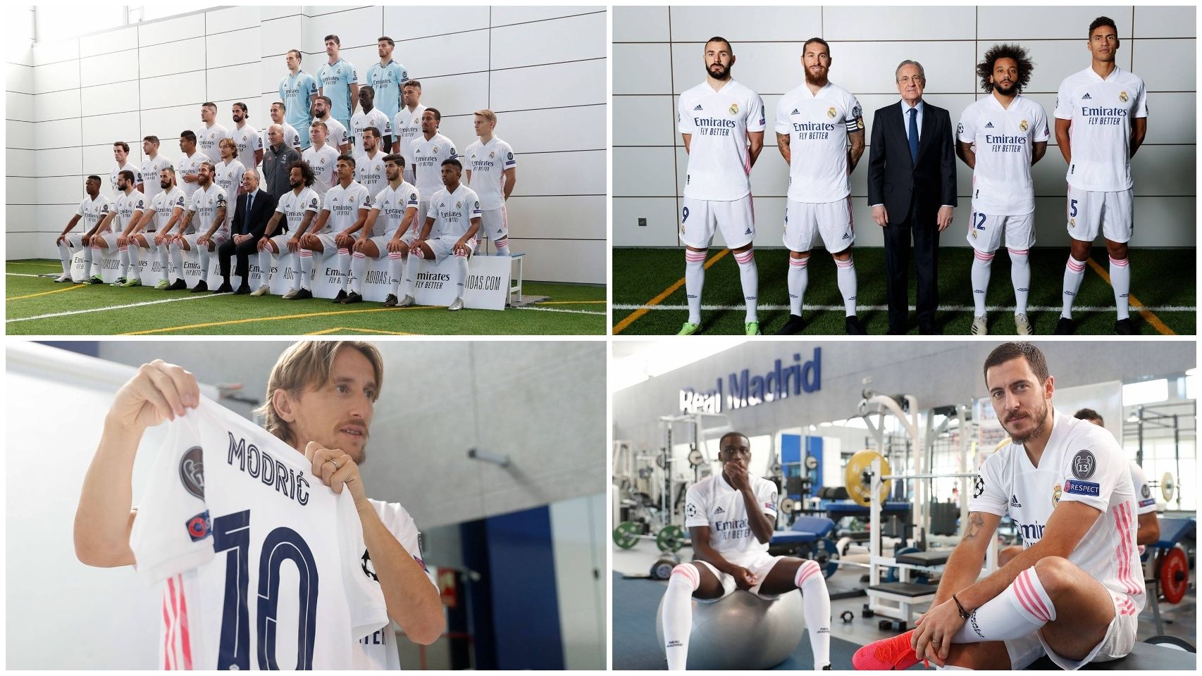 El Real Madrid se hace la foto oficial de la temporada 2020/2021