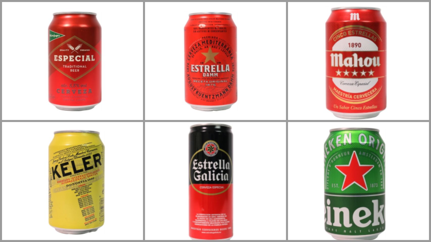 Algunas de las mejores cervezas según la OCU.