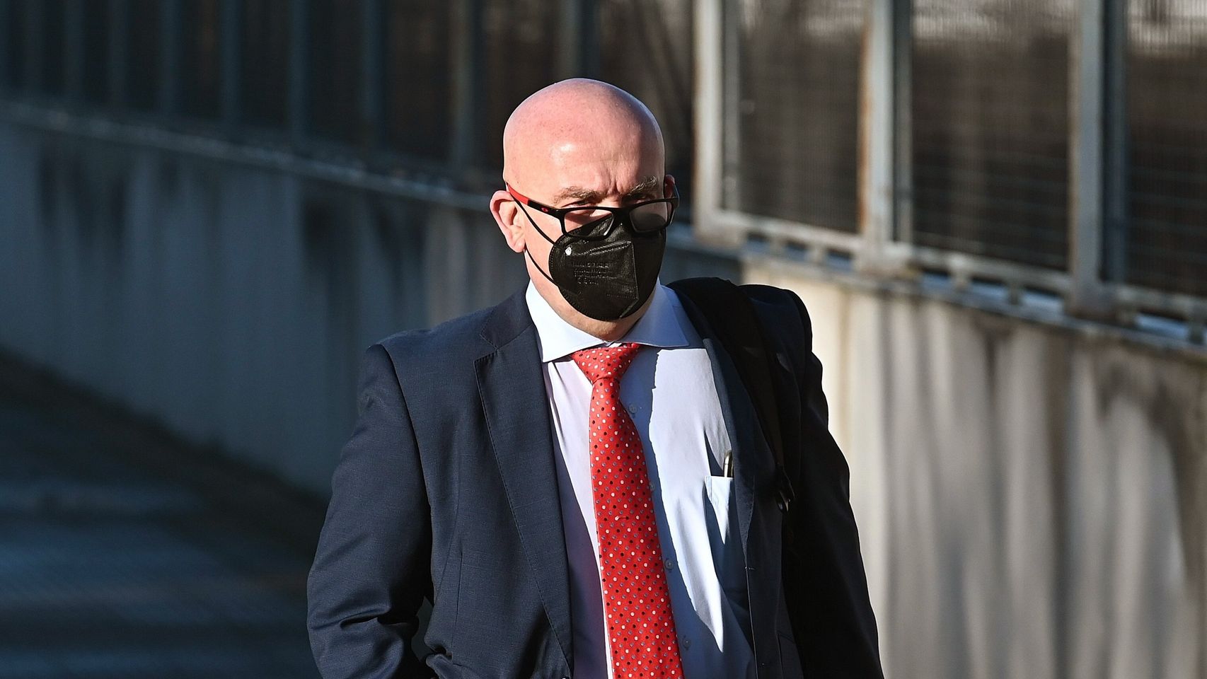 Gonzalo Boye, personado en la causa de Luis Bárcenas como acusación particular a su llegada a la Audiencia Nacional.