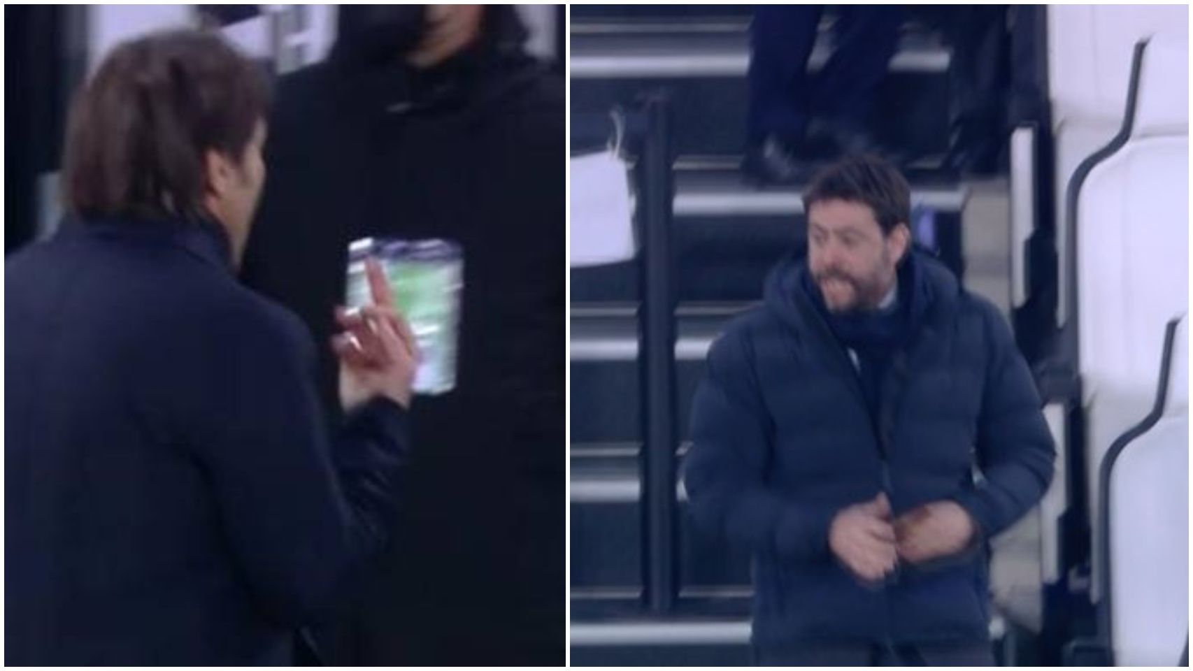 El pique entre Agnelli y Conte