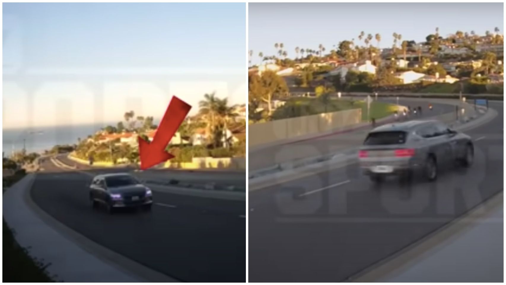 Tiger Woods, minutos antes del accidente de tráfico