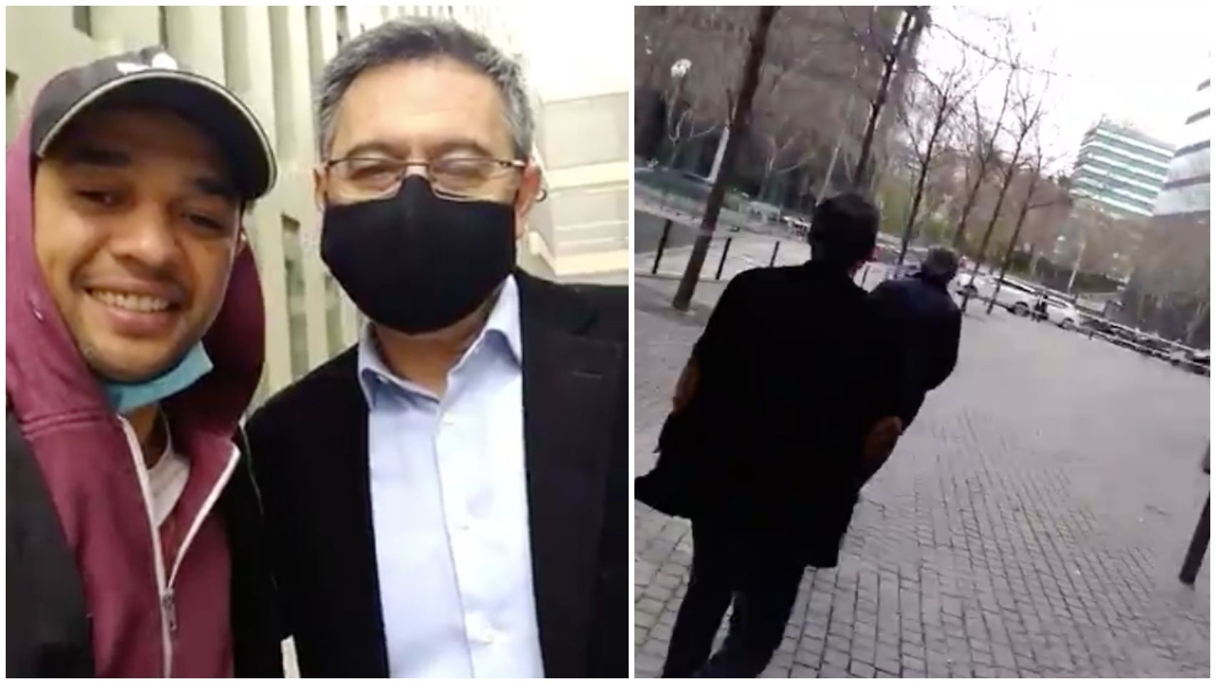 Bartomeu, cazado a la salida del juzgado