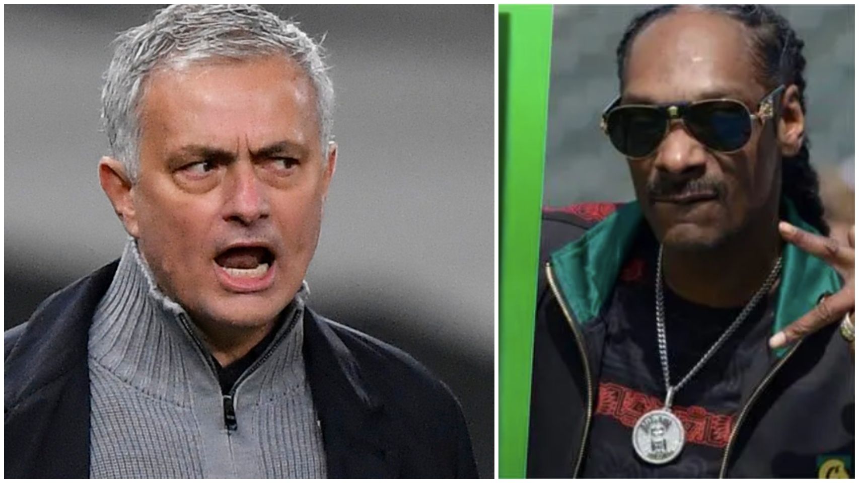 Mourinho y Snoop Dogg, en un collage
