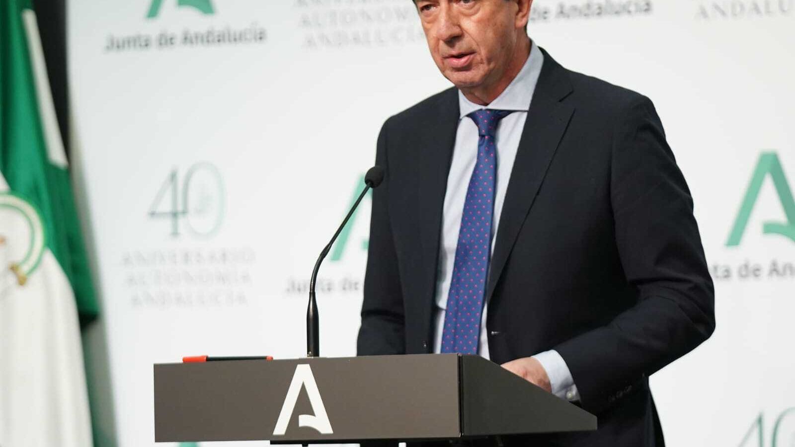 El vicepresidente de la Junta de Andalucía, Juan Marín.