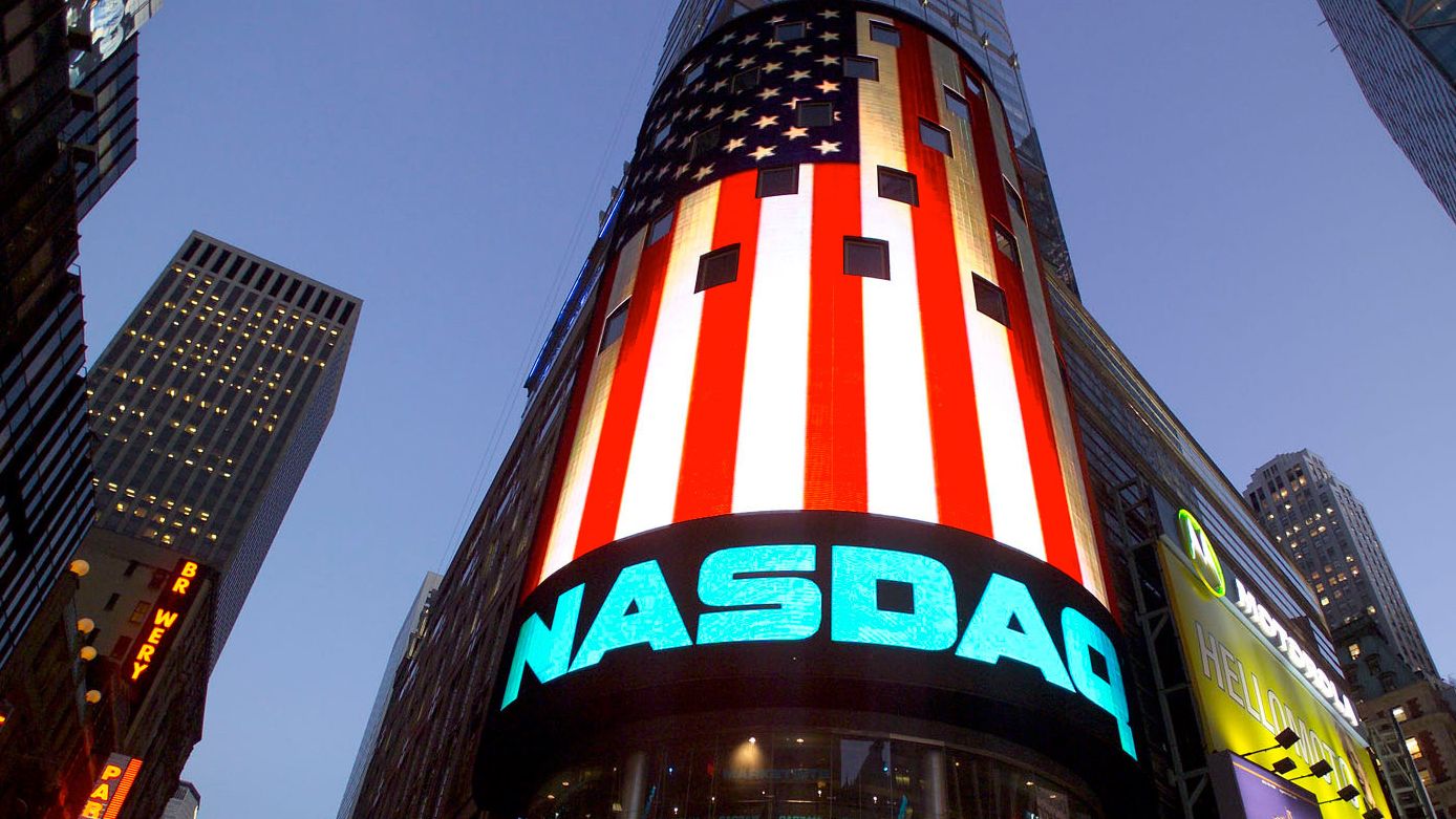 El parqué del Nasdaq, en Nueva York.