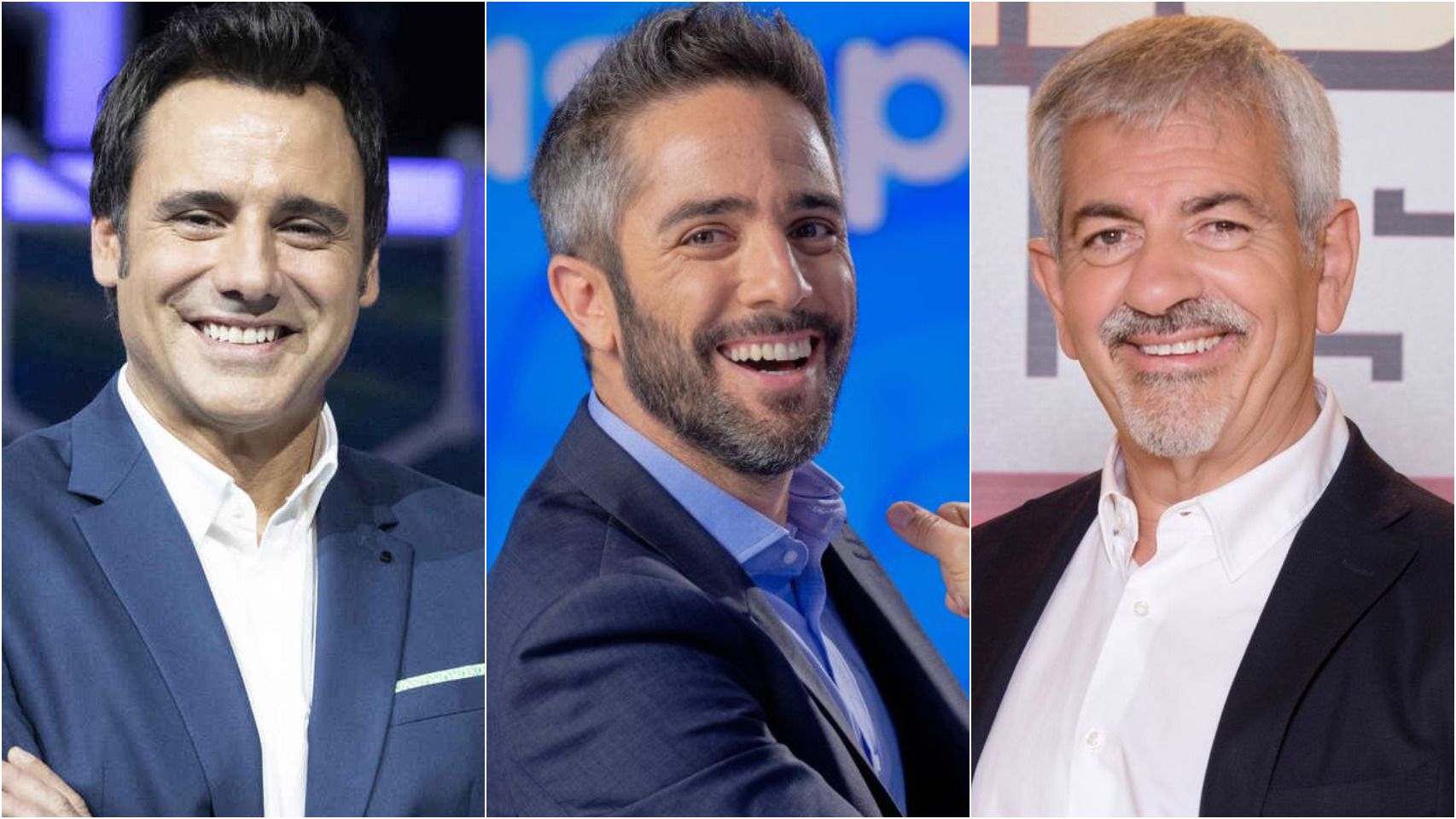 Ion Aramendi, Roberto Leal y Carlos Sobera en montaje de BLUPER.