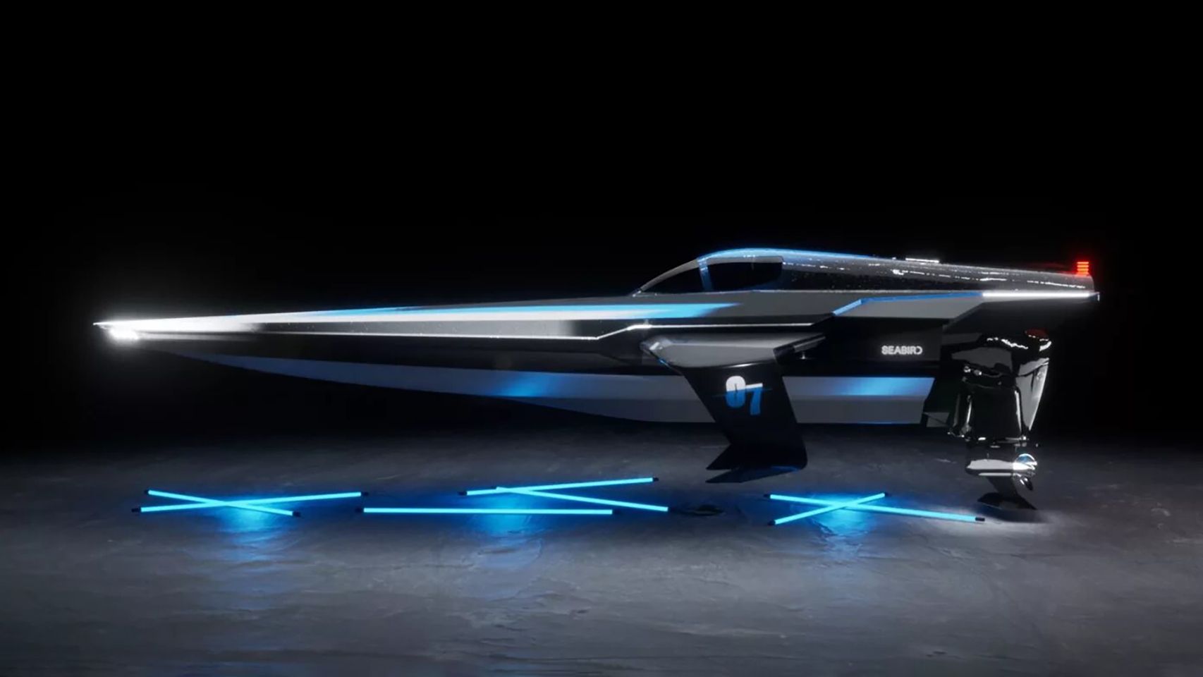 Lancha eléctrica Racebird.