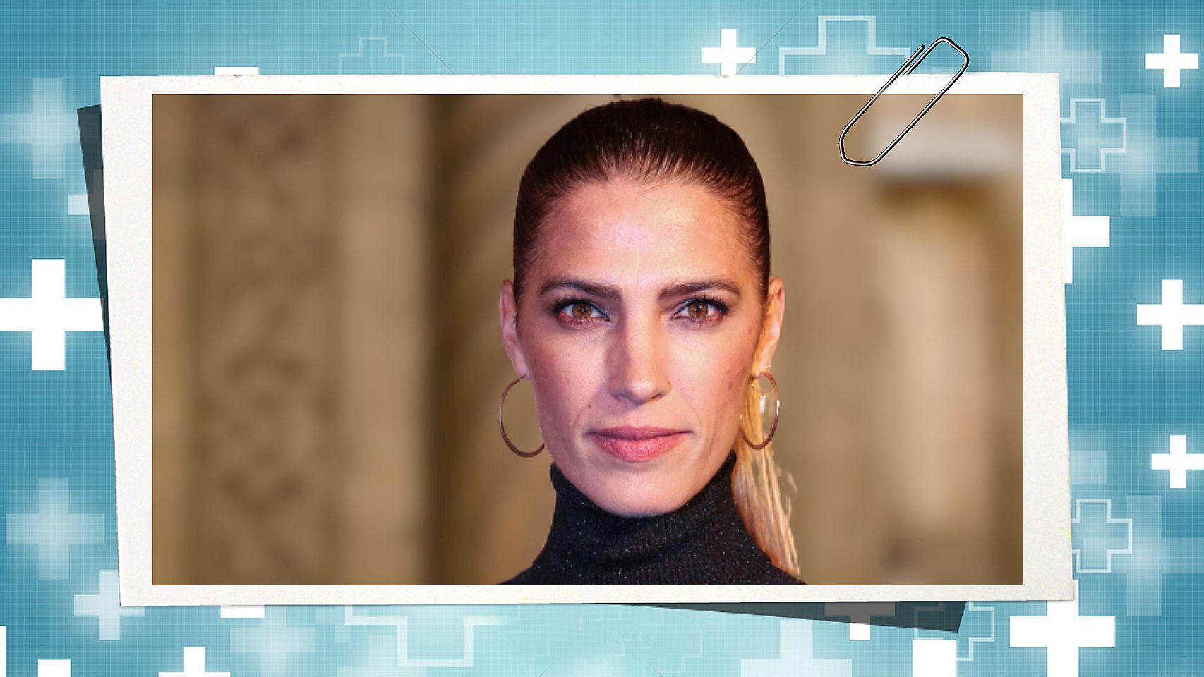 Laura Sánchez, en un fotomontaje de JALEOS.