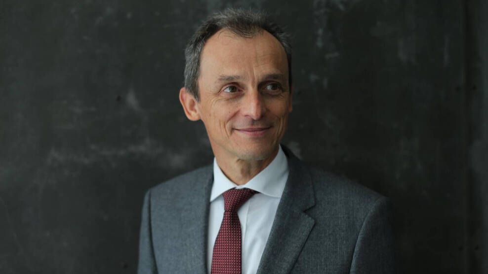 El ministro de Ciencia e Innovación, Pedro Duque, durante una entrevista para Europa Press. Foto: Isabel Infantes - Europa Press