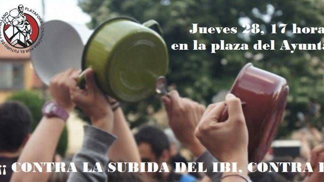Cartel con el que la Plataforma ha convocado la concentración de este jueves en Puertollano